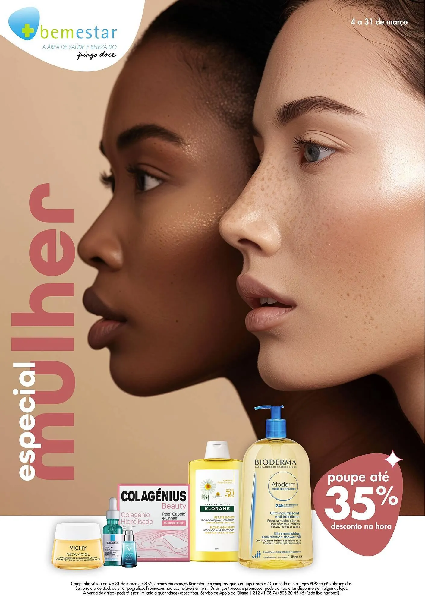 Folheto Folheto Pingo Doce de 4 de março até 31 de março 2025 - Pagina 1