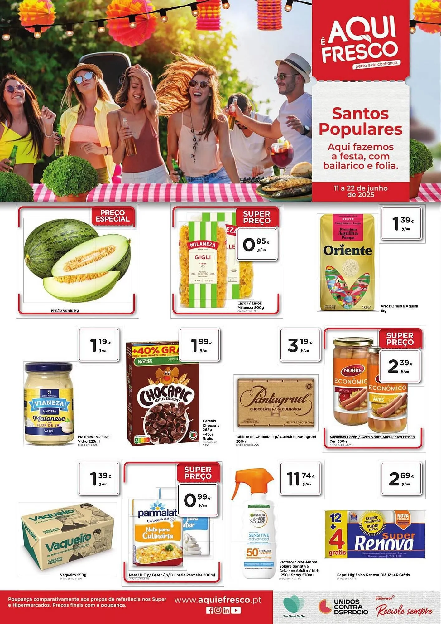 Folheto Aqui é fresco - 1