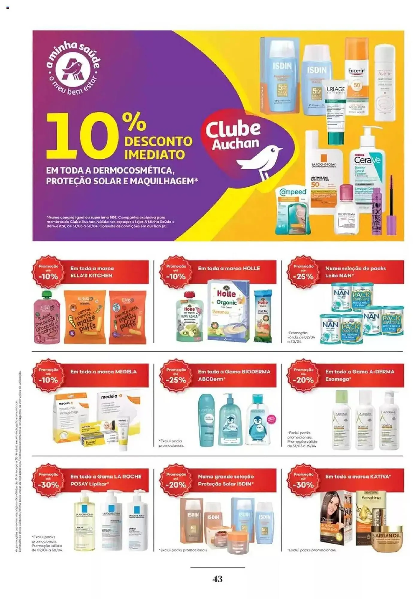 Folheto Folheto Auchan de 1 de abril até 30 de abril 2025 - Pagina 43