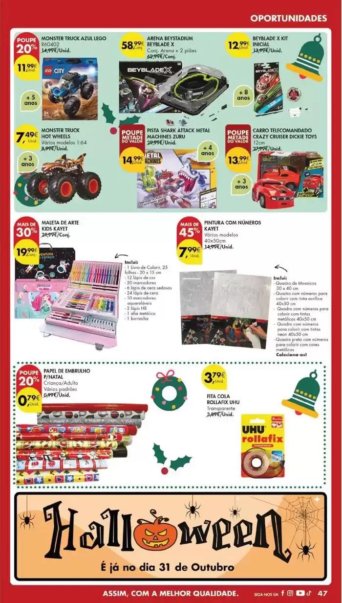 Folheto Pechinchas exclusivas de 29 de outubro até 4 de novembro 2024 - Pagina 46