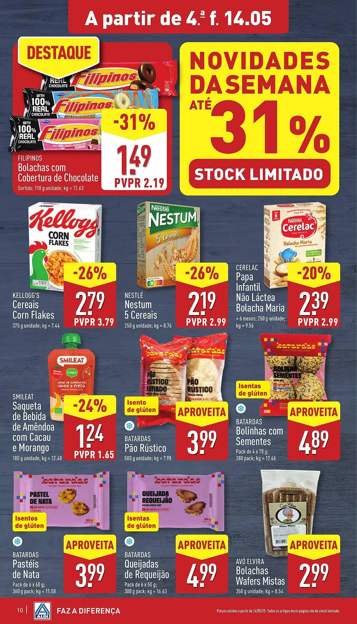Folheto Folheto ALDI de 14 de maio até 20 de maio 2025 - Pagina 10
