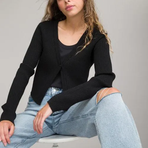 Casaco em malha fina