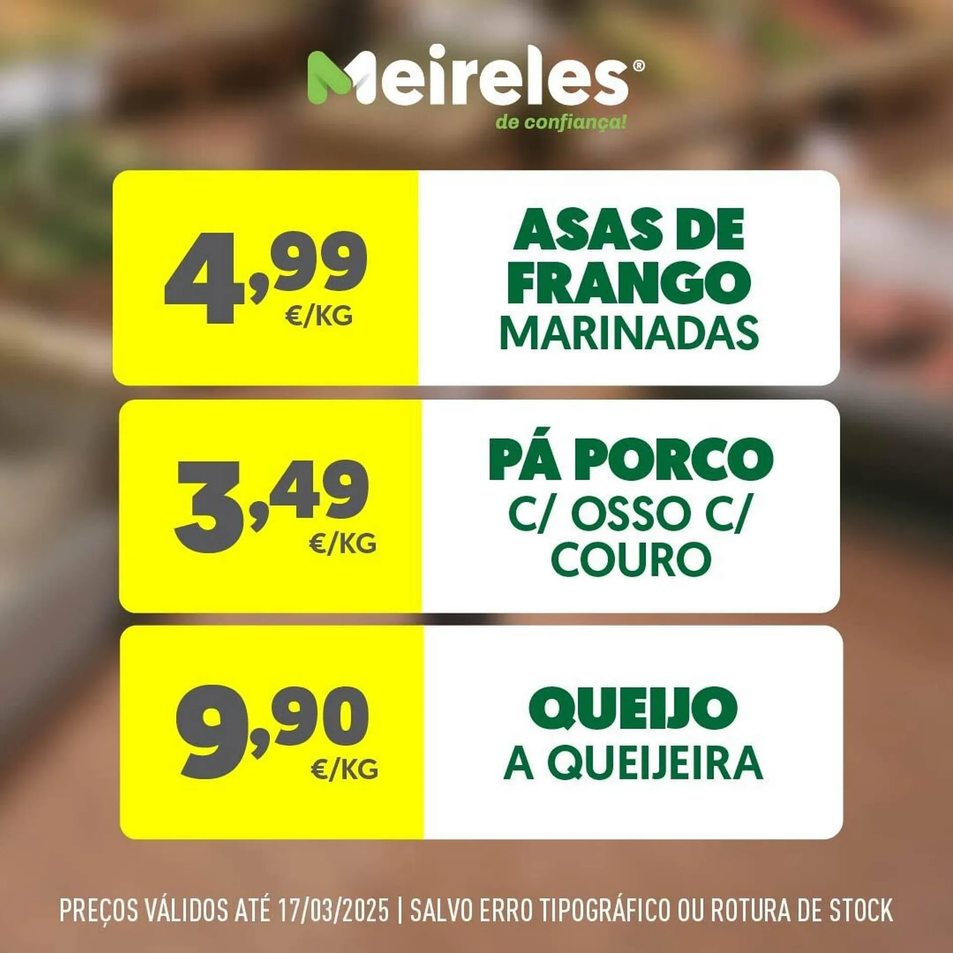 Folheto Folheto Carnes Meireles de 11 de março até 17 de março 2025 - Pagina 1