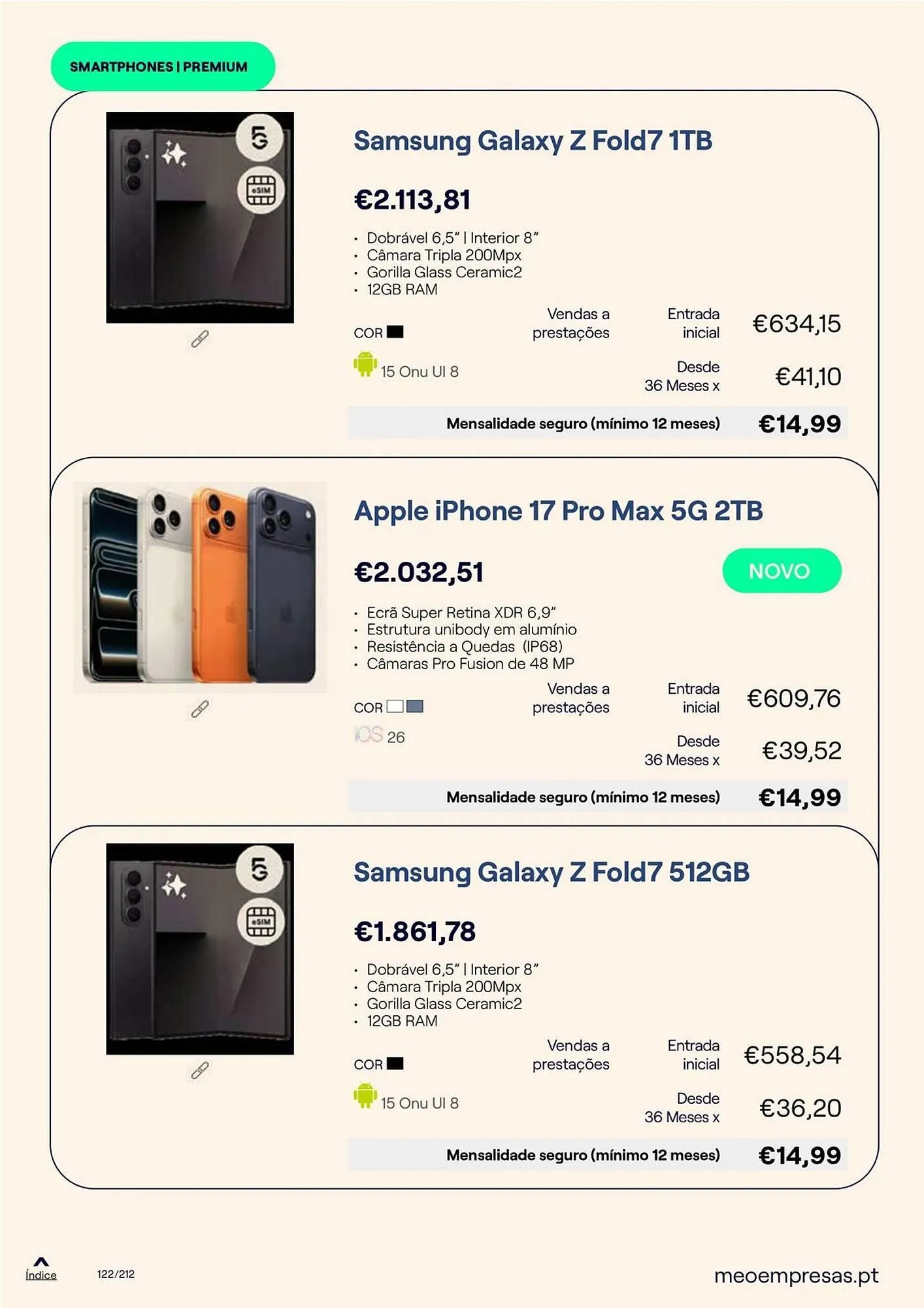 Folheto Catálogo MEO de 20 de outubro até 31 de dezembro 2025 - Pagina 122