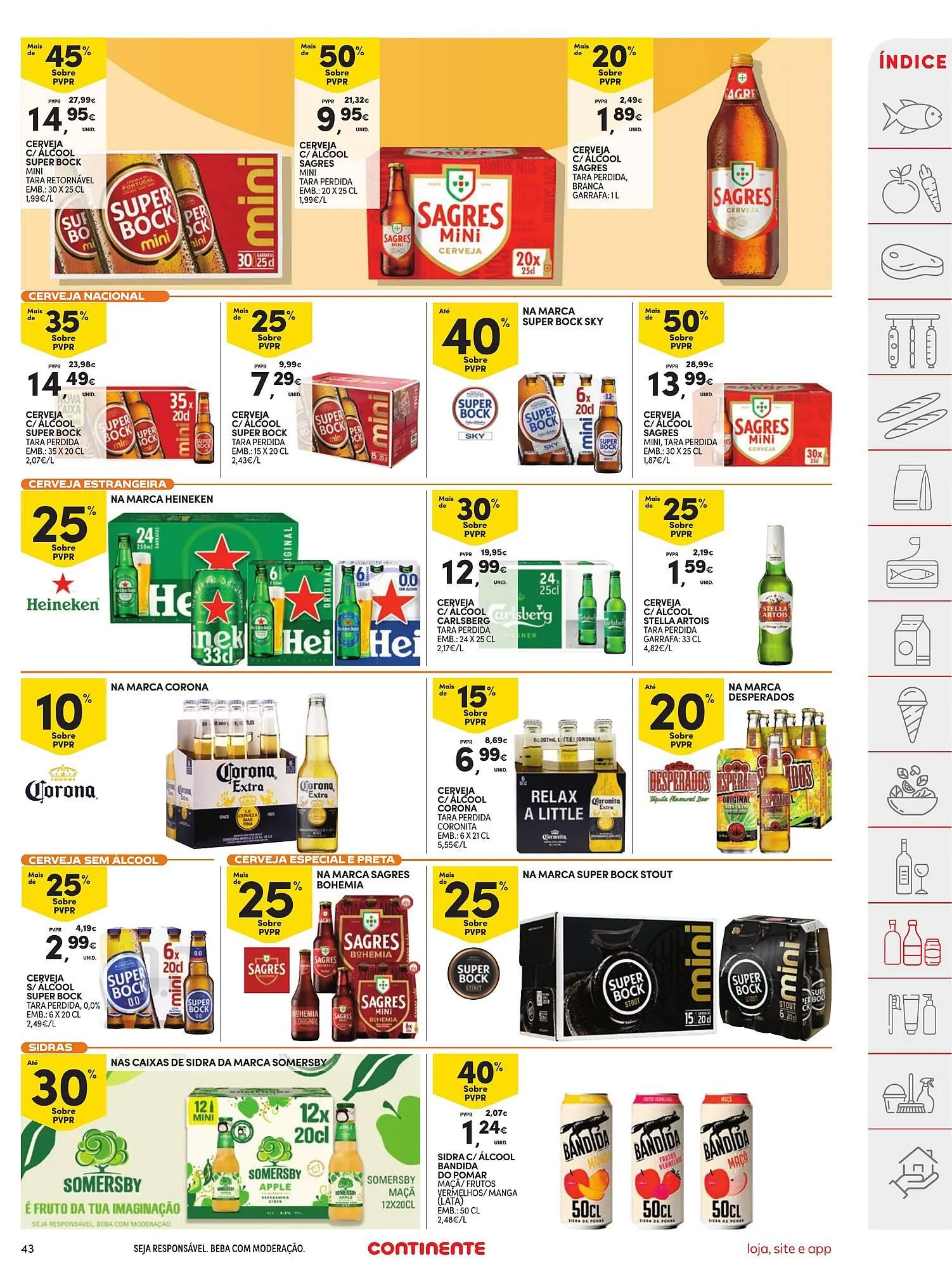Folheto Folheto Continente de 31 de março até 6 de abril 2026 - Pagina 43