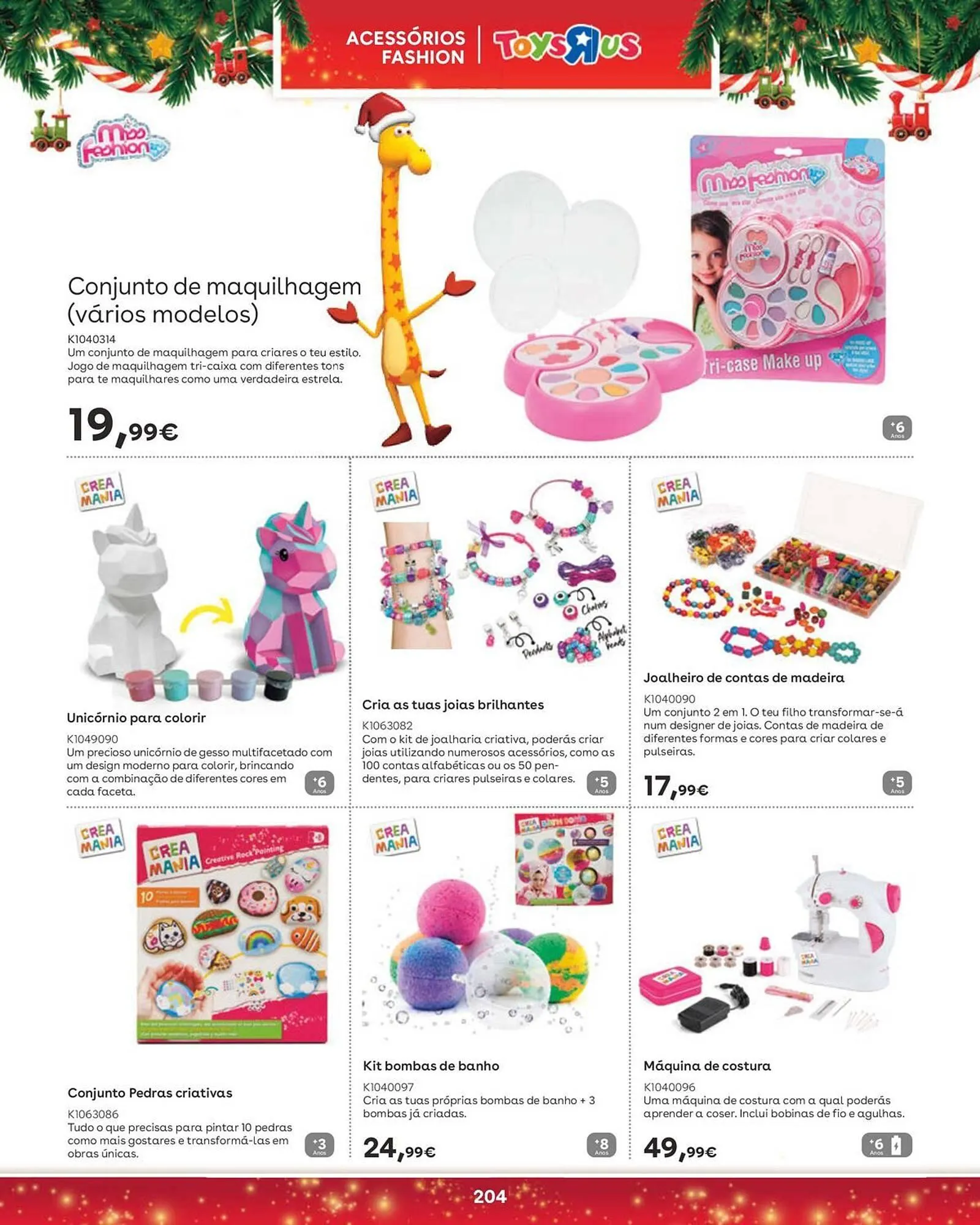 Folheto Catálogo Toys R Us de 5 de novembro até 5 de janeiro 2026 - Pagina 204
