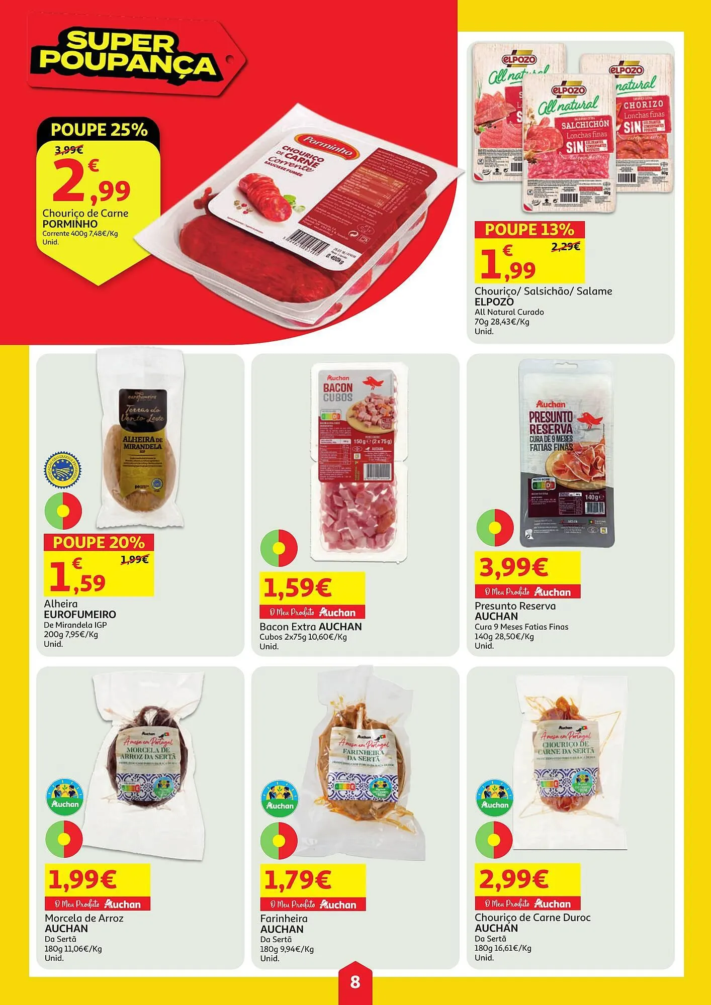 Folheto Folheto Minipreço de 1 de maio até 7 de maio 2025 - Pagina 8