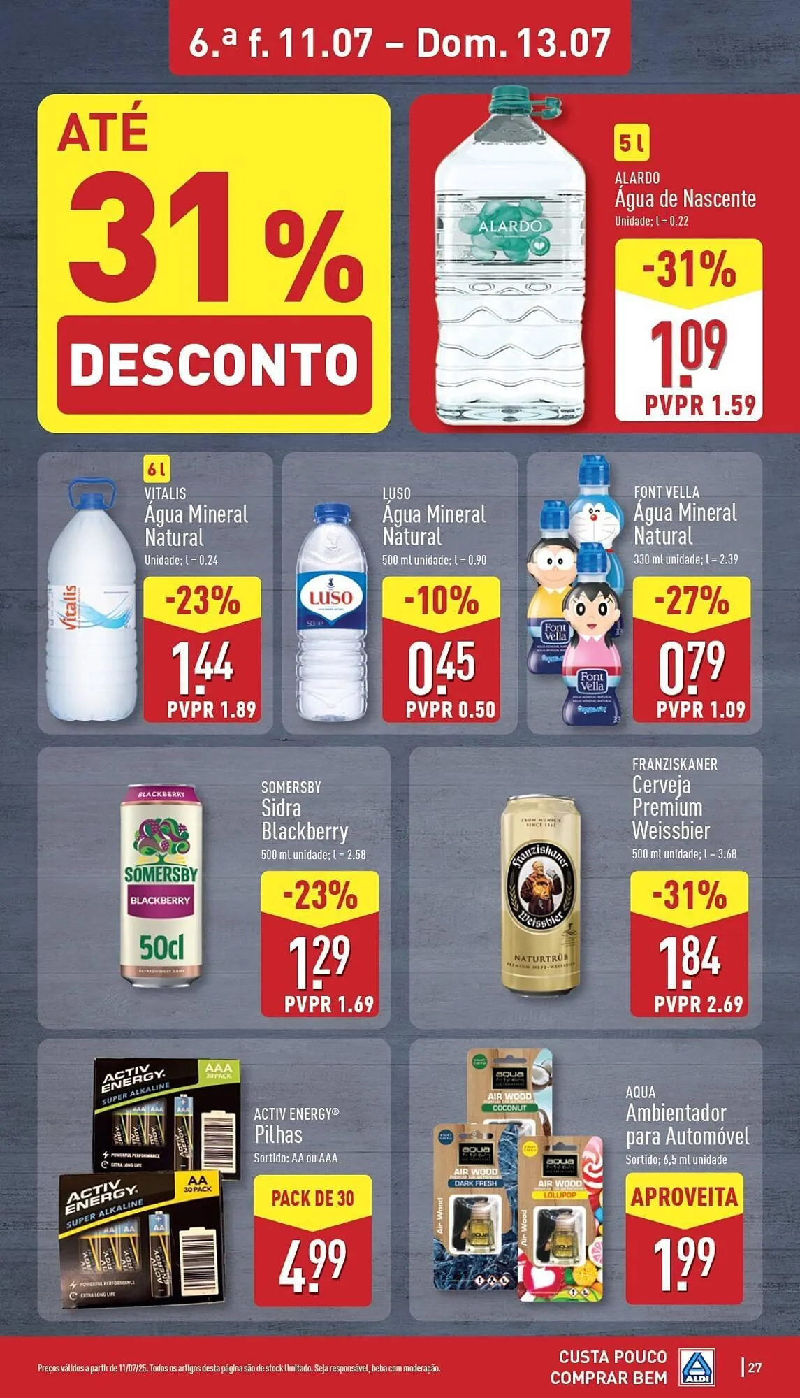 Folheto Folheto ALDI de 7 de julho até 13 de julho 2025 - Pagina 27
