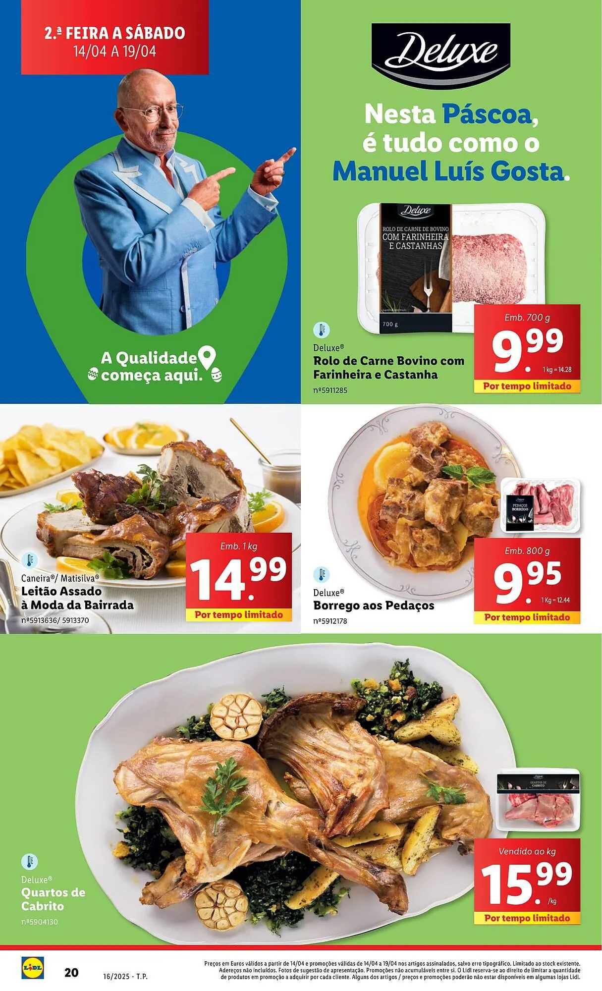 Folheto Folheto Lidl de 14 de abril até 19 de abril 2025 - Pagina 20