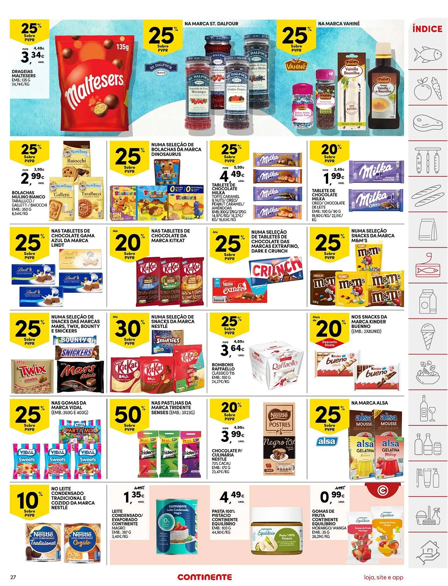 Folheto Folheto Continente de 1 de julho até 7 de julho 2025 - Pagina 27