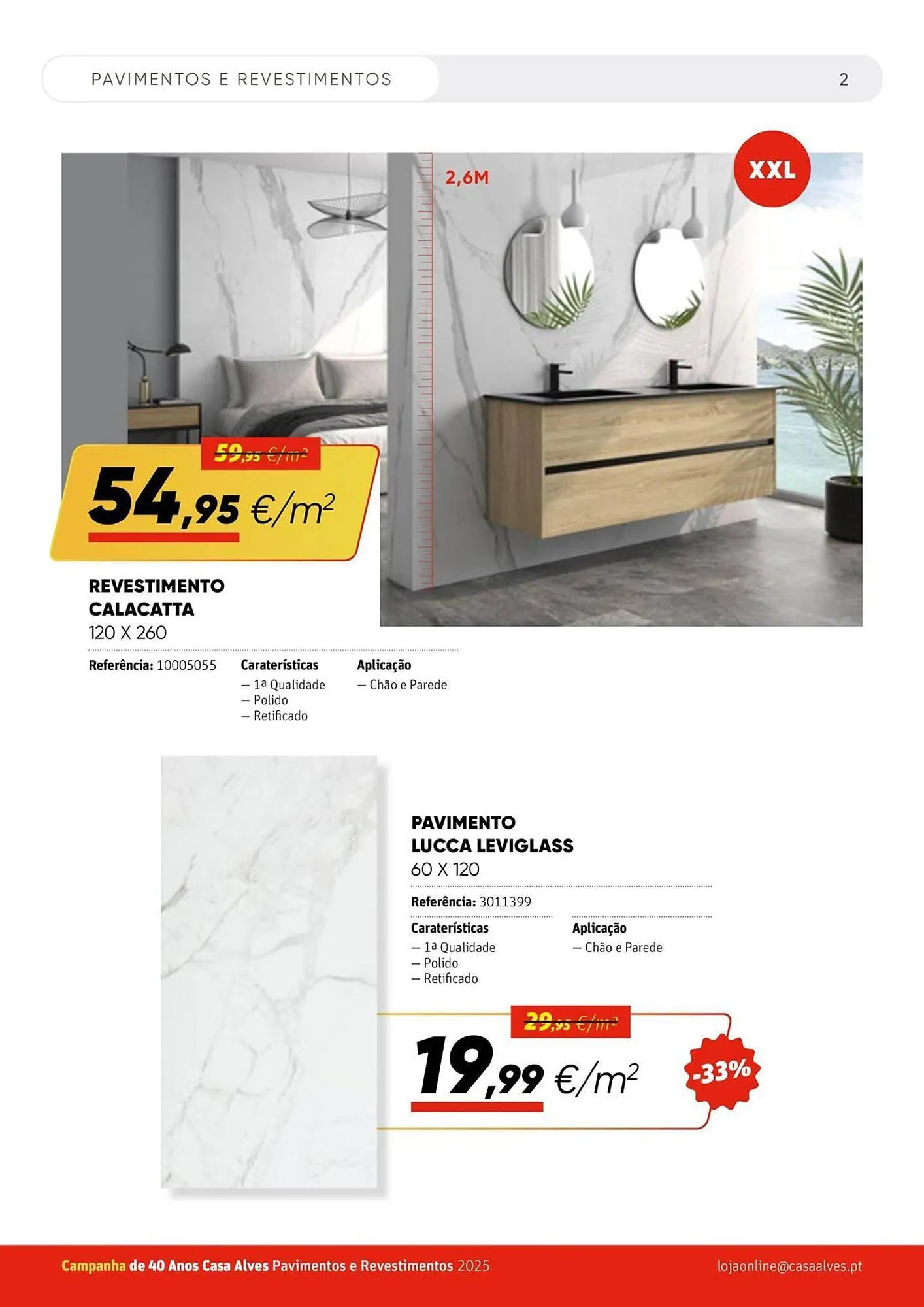 Folheto Folheto Casa Alves de 1 de abril até 31 de agosto 2025 - Pagina 2