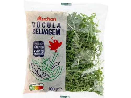 rúcula selvagem auchan 100g