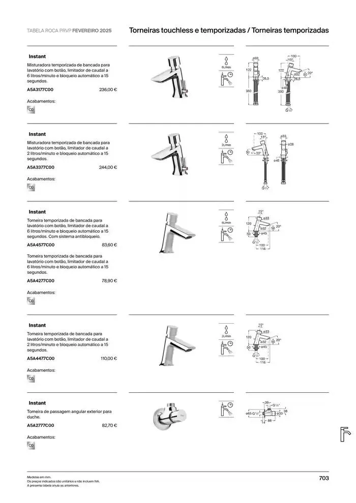 Folheto Soluções de Banho  de 6 de janeiro até 31 de dezembro 2025 - Pagina 705