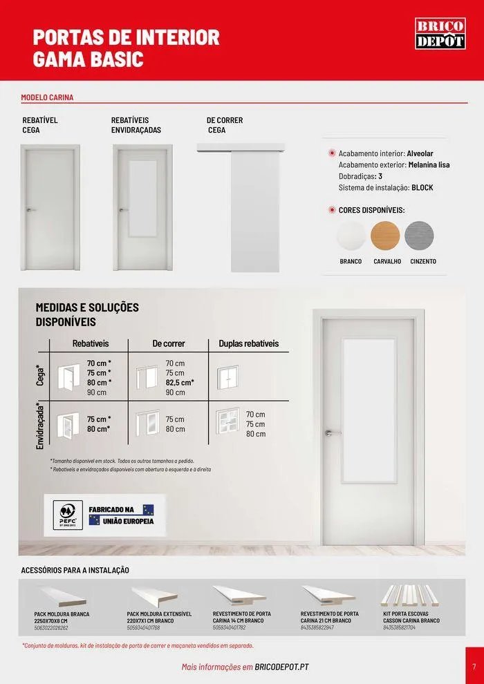 Folheto Catálogo de Portas e Janelas de 8 de agosto até 31 de dezembro 2024 - Pagina 7