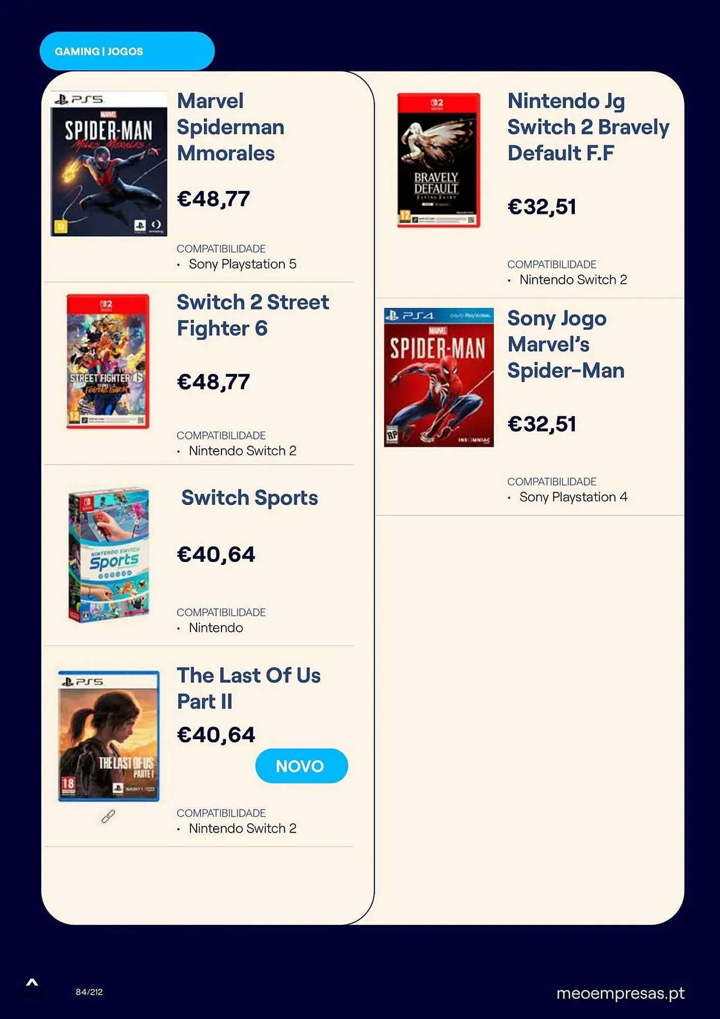 Folheto Catálogo MEO de 20 de outubro até 31 de dezembro 2025 - Pagina 84