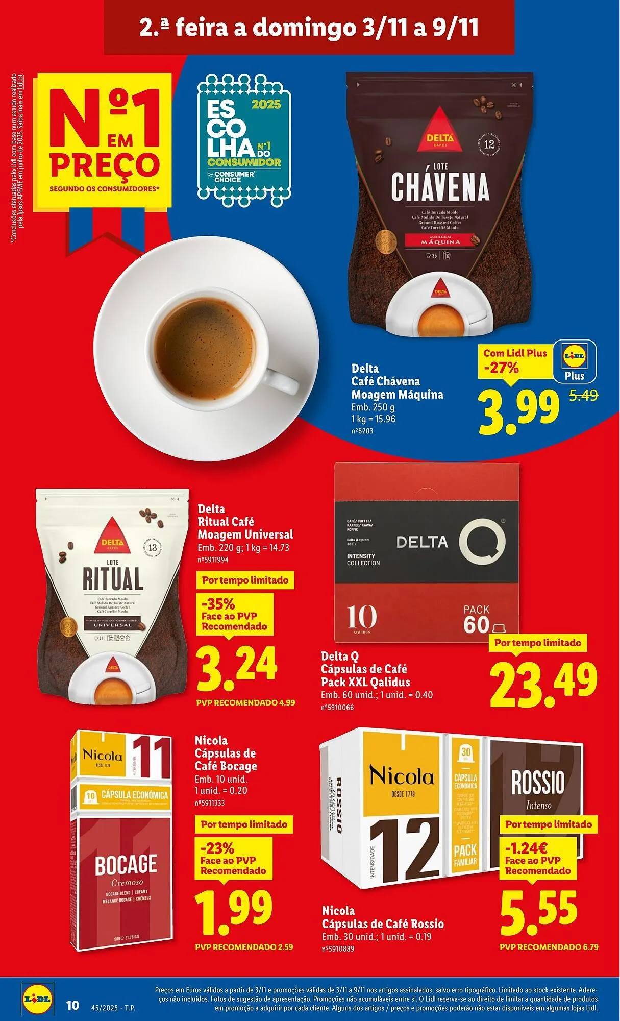 Folheto Folheto Lidl de 3 de novembro até 9 de novembro 2025 - Pagina 10