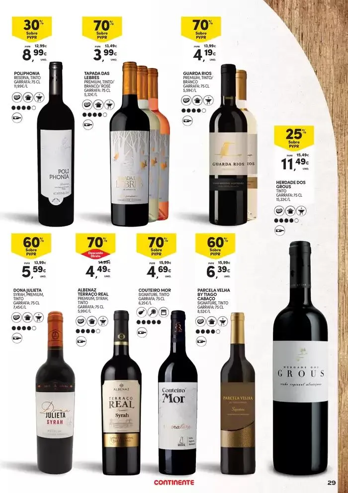 Folheto Queijos, Enchidos e Vinhos de 21 de janeiro até 9 de fevereiro 2025 - Pagina 29