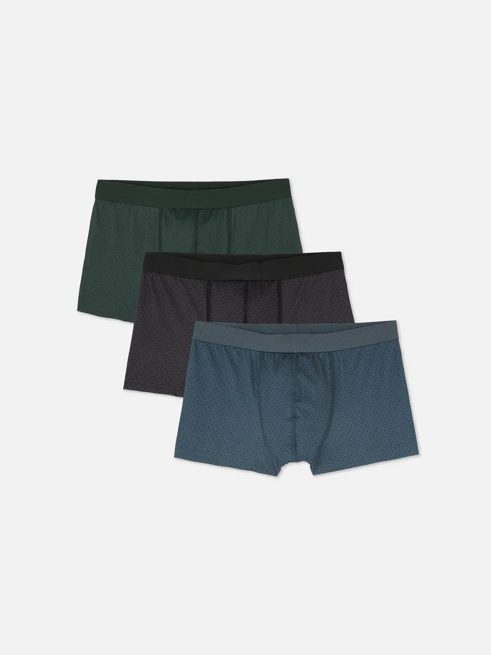 Pack 3 boxers padrão geométrico
