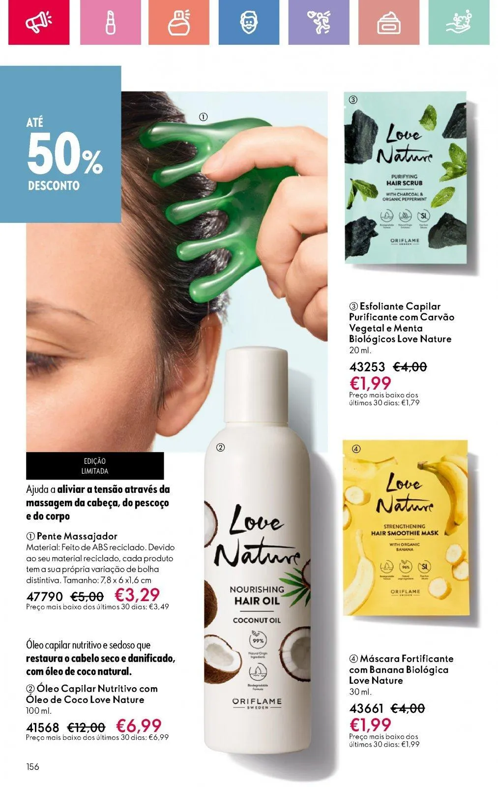 Folheto Folheto de Oriflame até 05.07.2025 de 18 de junho até 5 de julho 2025 - Pagina 156