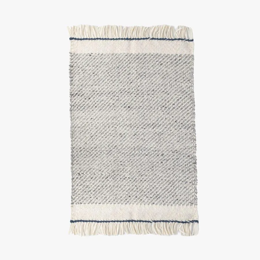 Tapete mescla risca azul 70x110 cm LUZIA