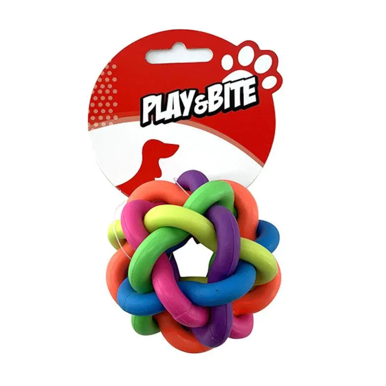 Play&Bite Bola Arco-íris para cães
