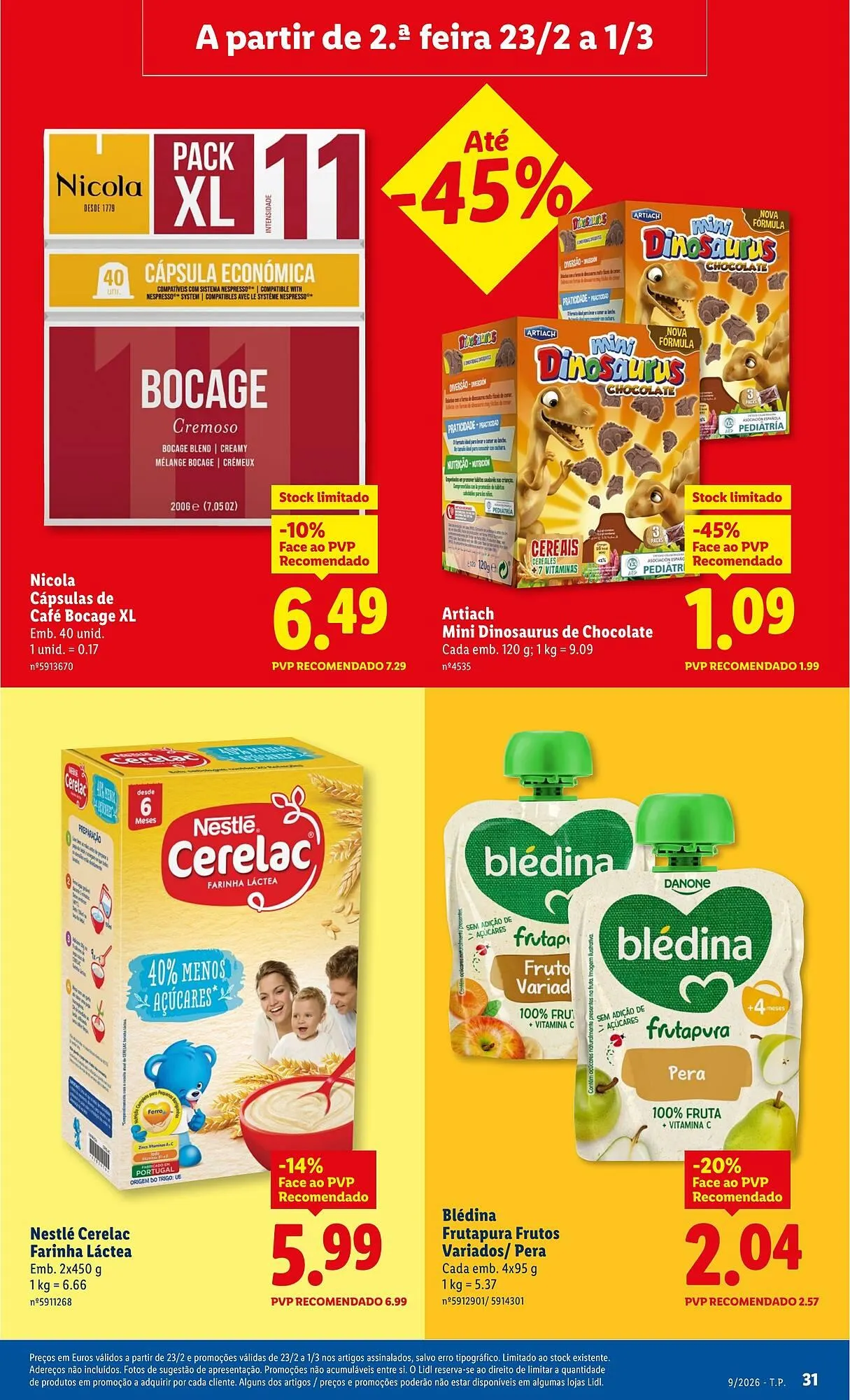 Folheto Folheto Lidl de 23 de fevereiro até 1 de março 2026 - Pagina 31