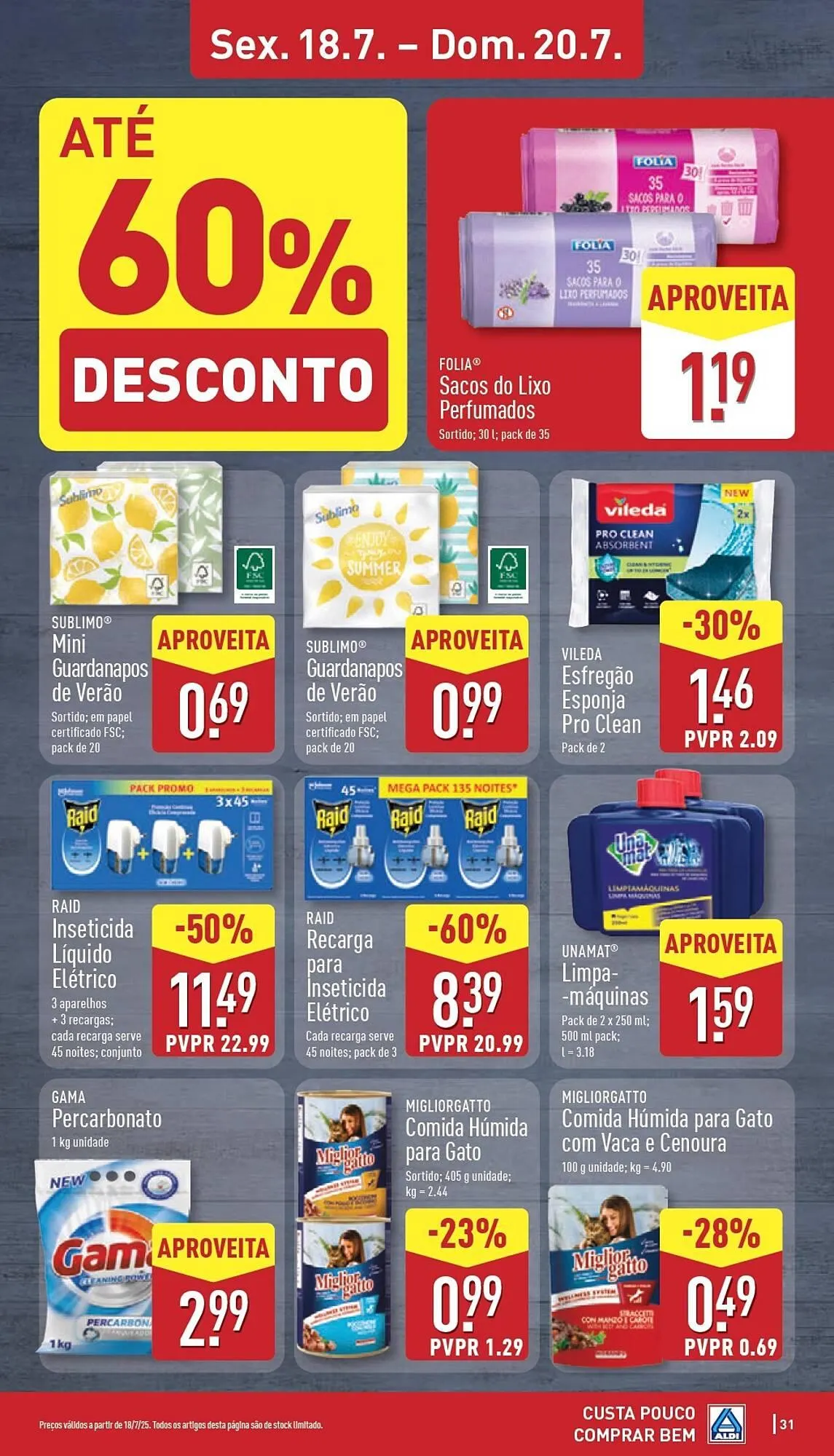 Folheto Folheto ALDI de 14 de julho até 20 de julho 2025 - Pagina 31