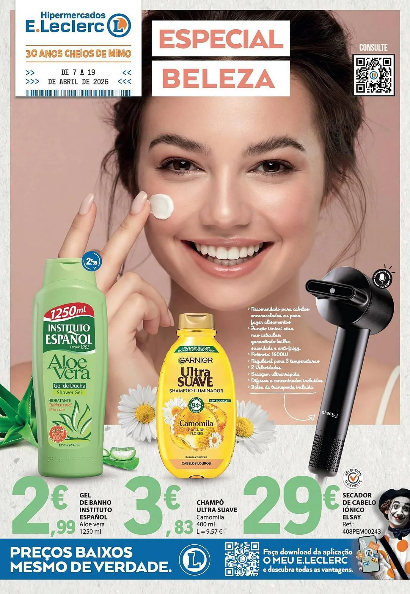 Folheto Folheto E.Leclerc de 7 de abril até 19 de abril 2026 - Pagina 1