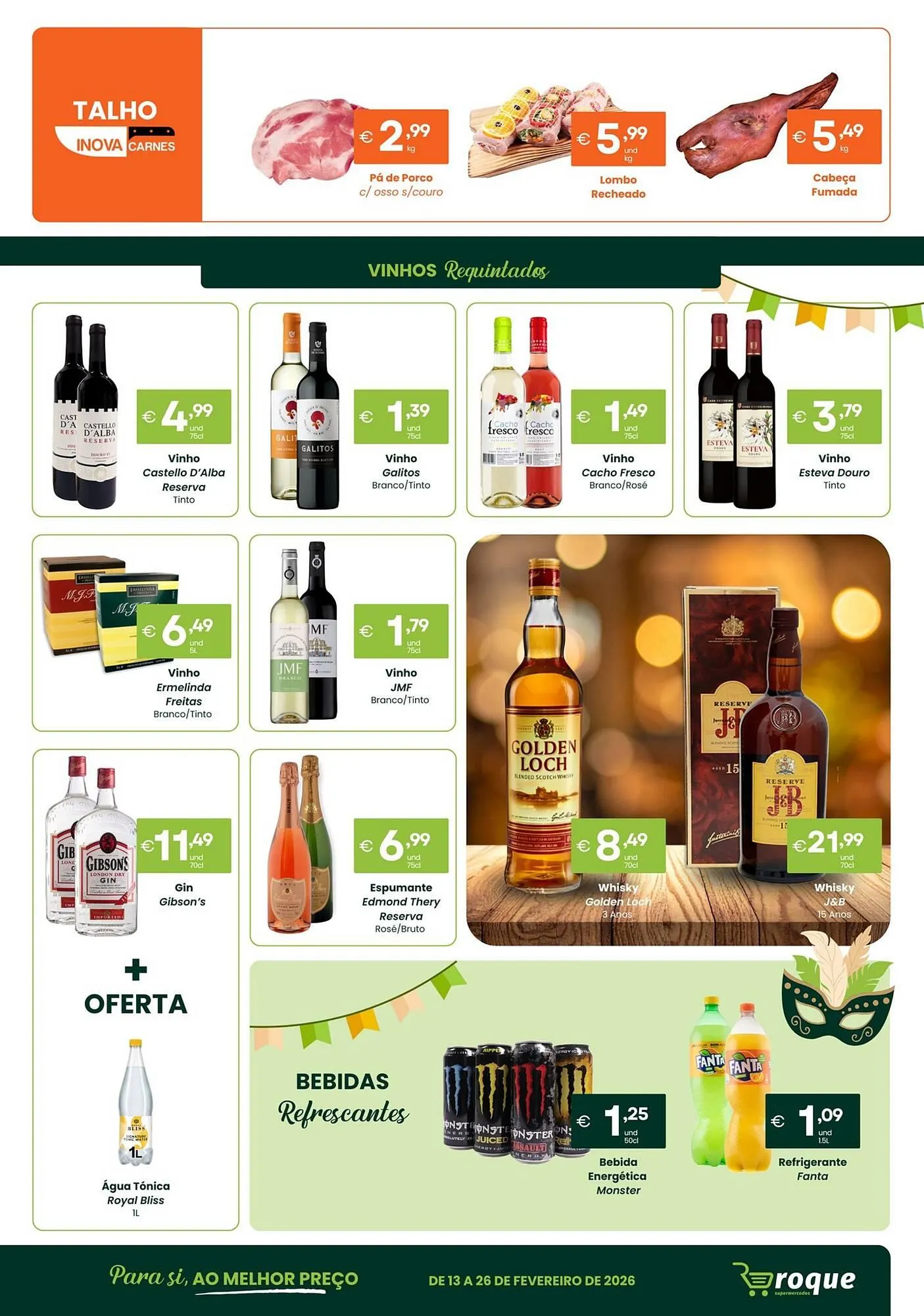 Folheto Folheto Roque Supermercados de 13 de fevereiro até 26 de fevereiro 2026 - Pagina 3