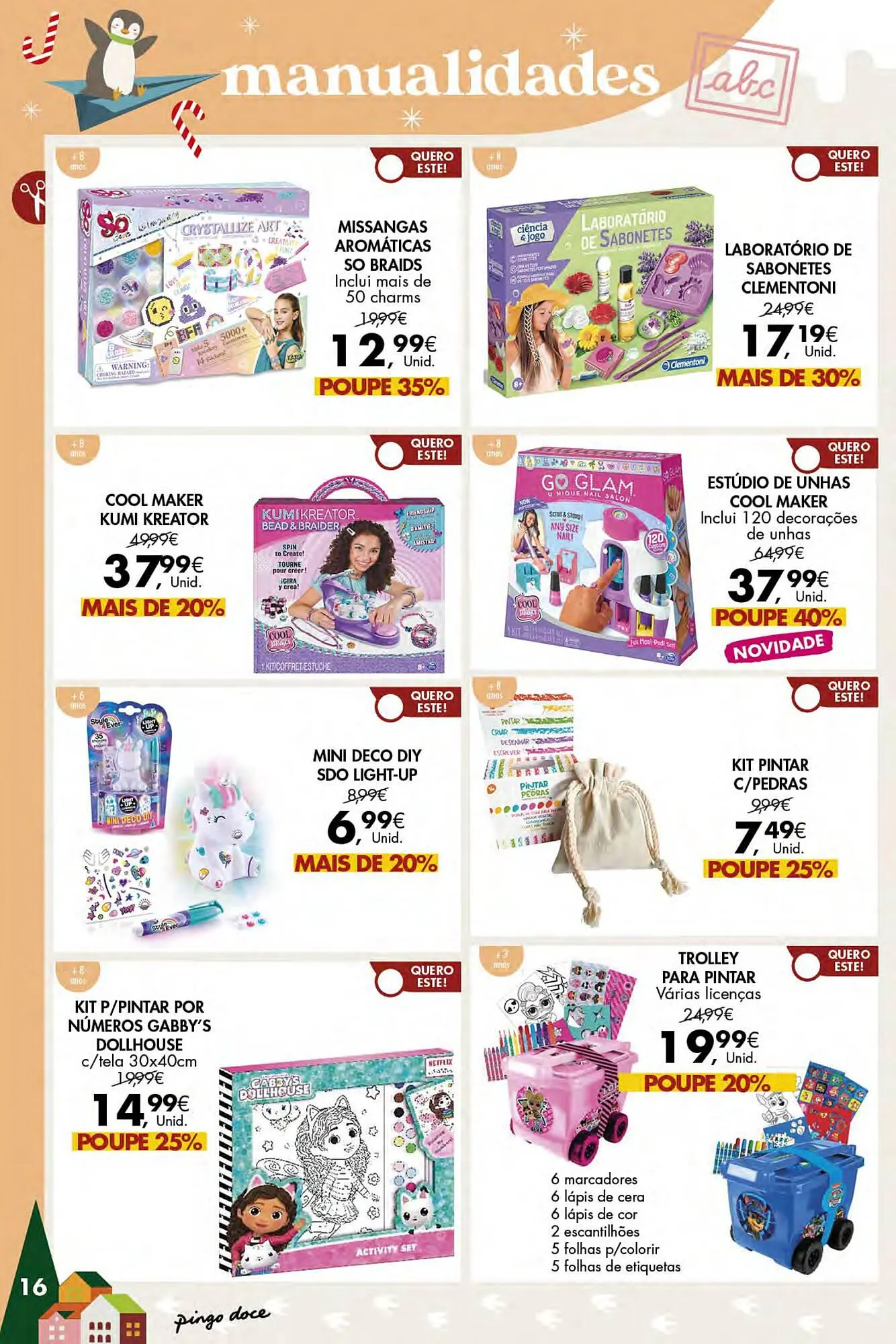 Folheto Folheto Pingo Doce de 16 de novembro até 24 de dezembro 2023 - Pagina 16