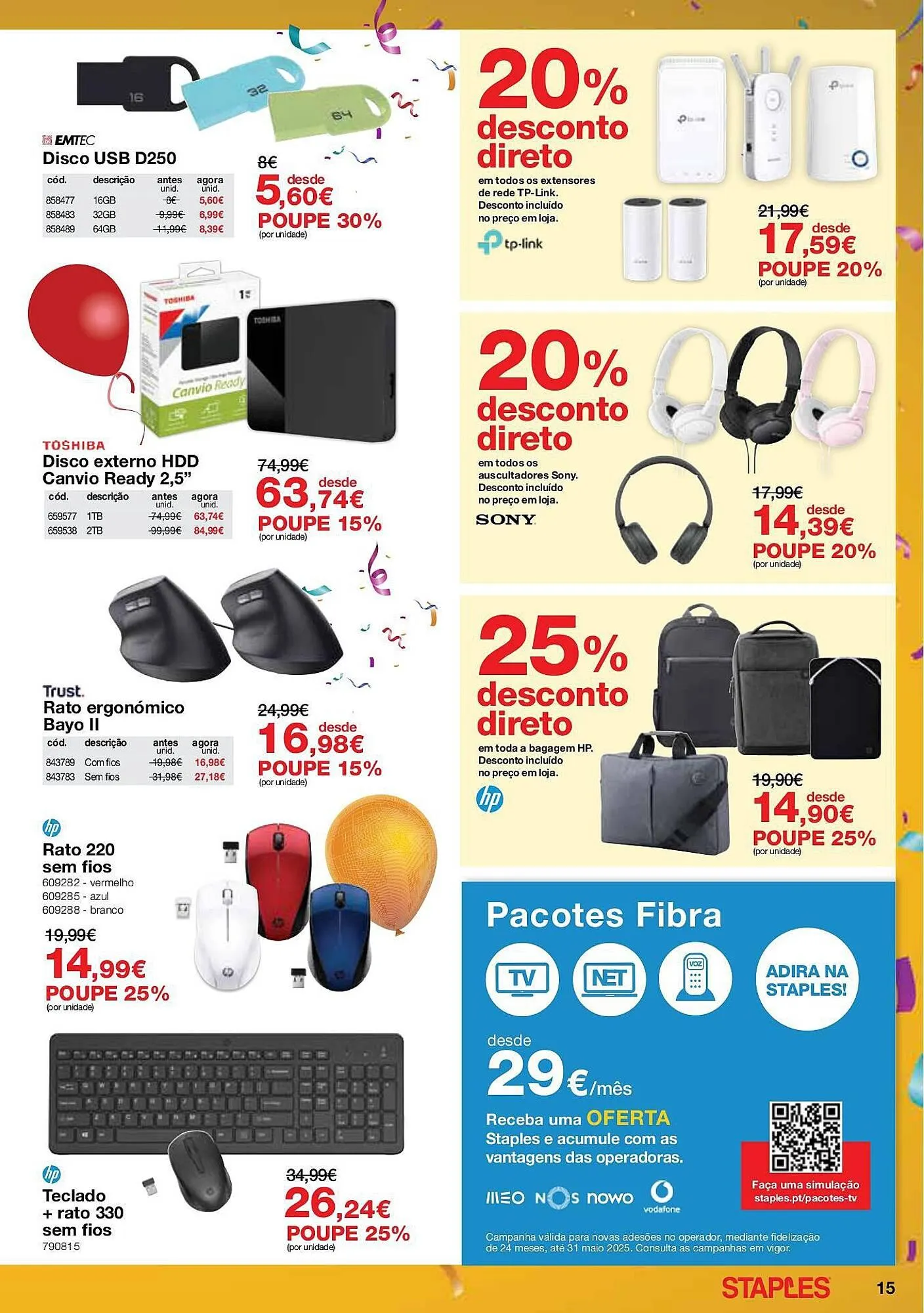 Folheto Folheto Staples de 8 de maio até 22 de maio 2025 - Pagina 15