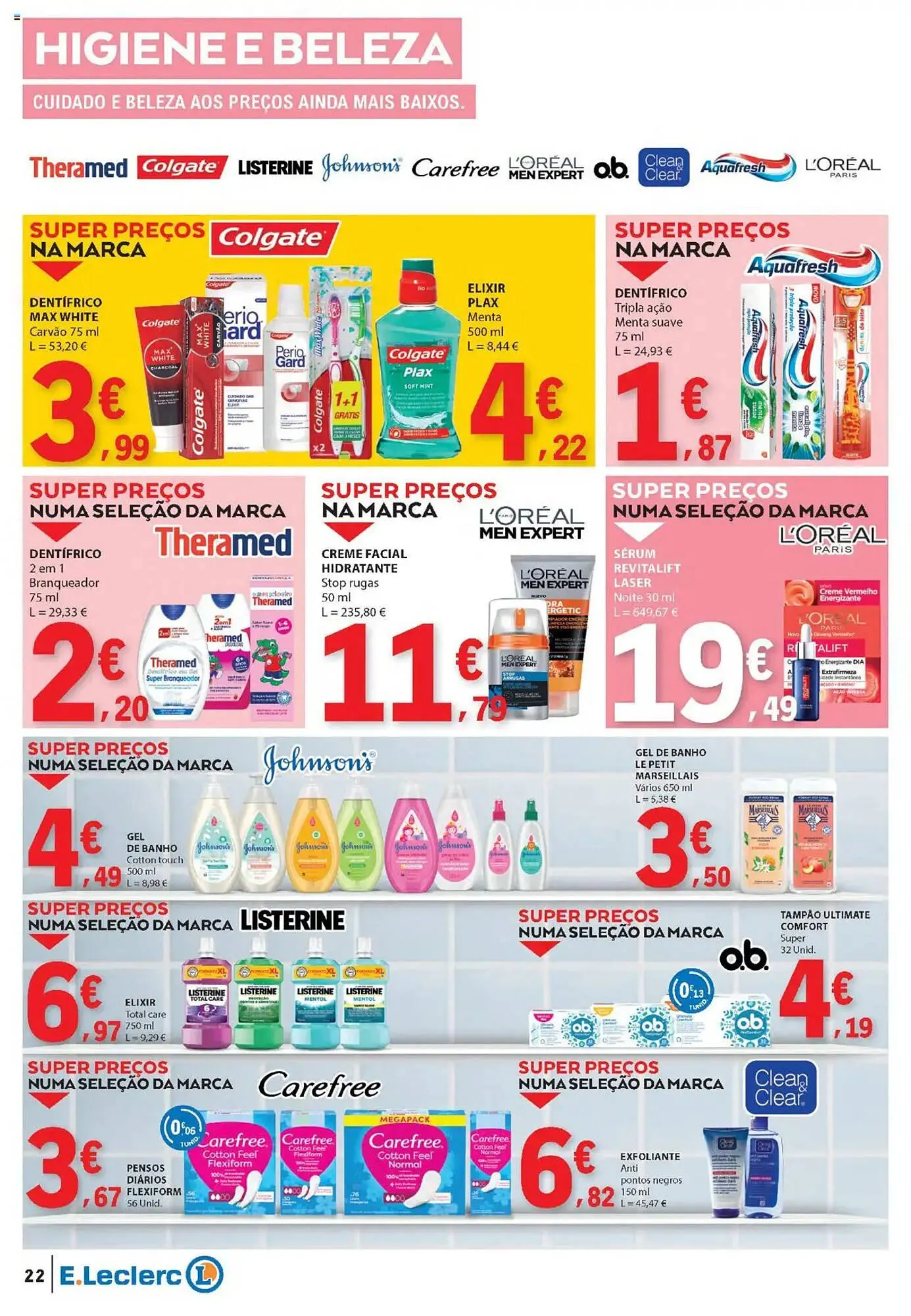 Folheto Folheto E.Leclerc de 10 de abril até 21 de abril 2025 - Pagina 22