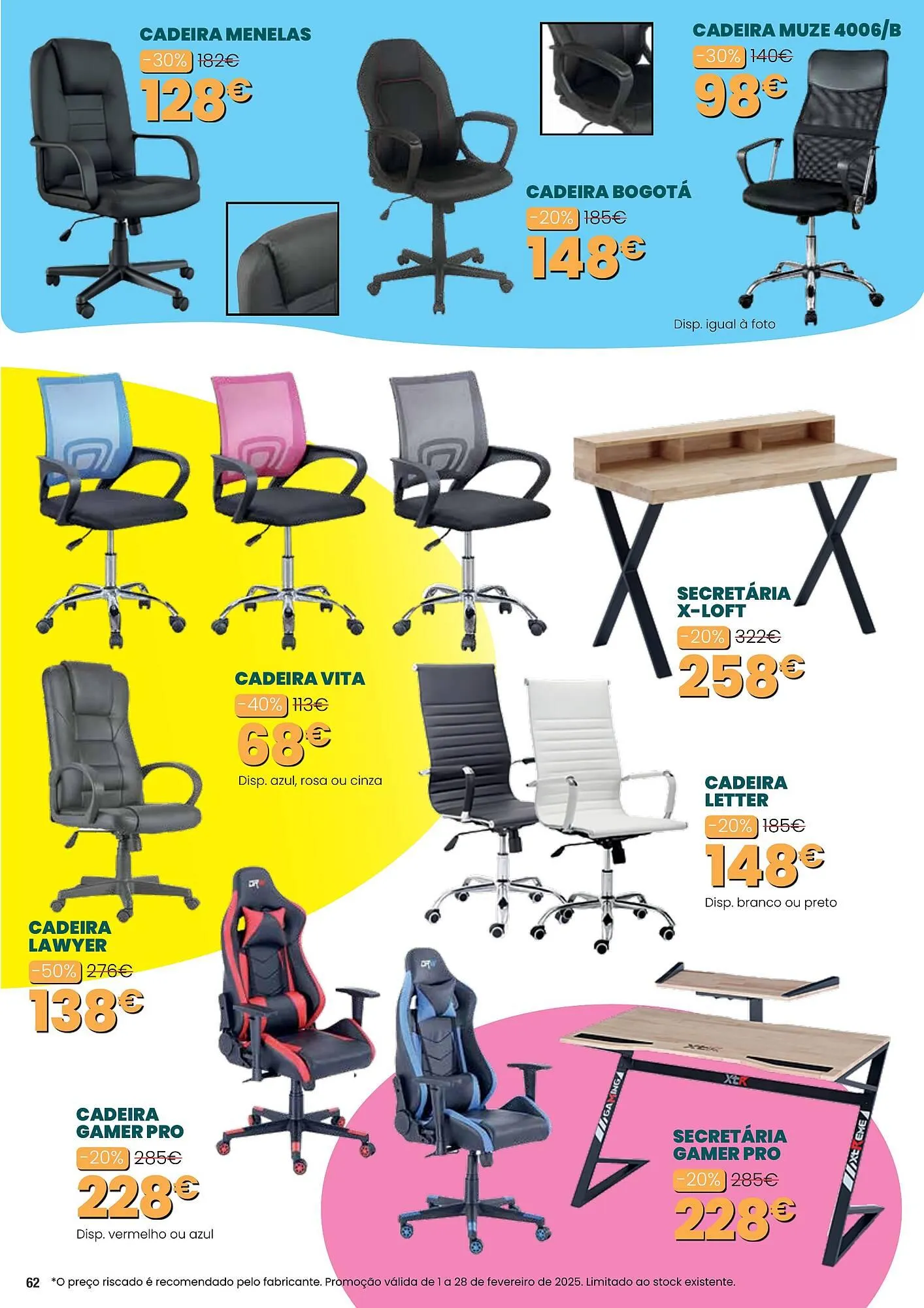 Folheto Folheto Hiper Centro do Móvel de 1 de fevereiro até 28 de fevereiro 2025 - Pagina 62