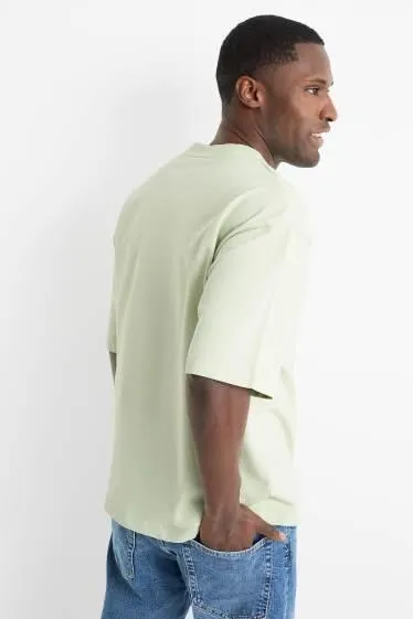 Sweatshirt - relaxed fit - short sleeve