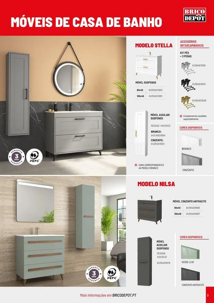 Folheto Catálogo de Casa De Banho de 8 de agosto até 31 de dezembro 2024 - Pagina 9