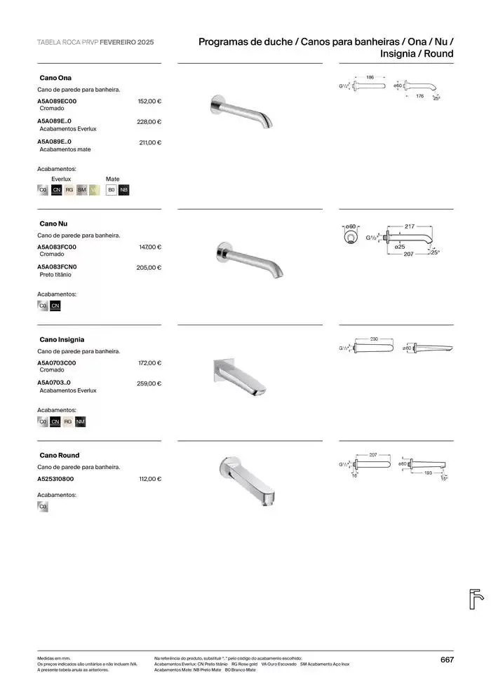 Folheto Soluções de Banho  de 6 de janeiro até 31 de dezembro 2025 - Pagina 669