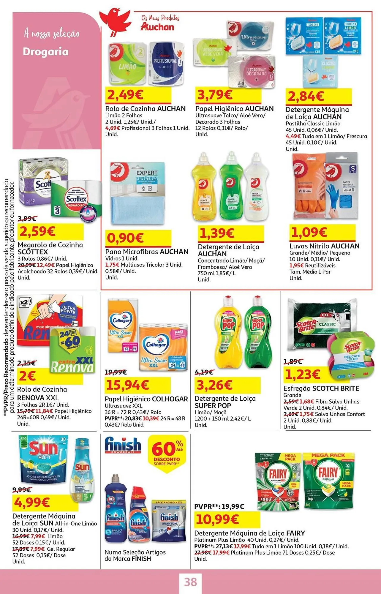 Folheto Folheto Auchan de 27 de março até 10 de abril 2025 - Pagina 38