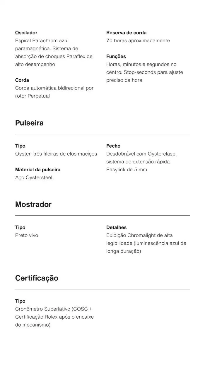 Folheto Oyster Perpetual de 29 de janeiro até 31 de dezembro 2025 - Pagina 11