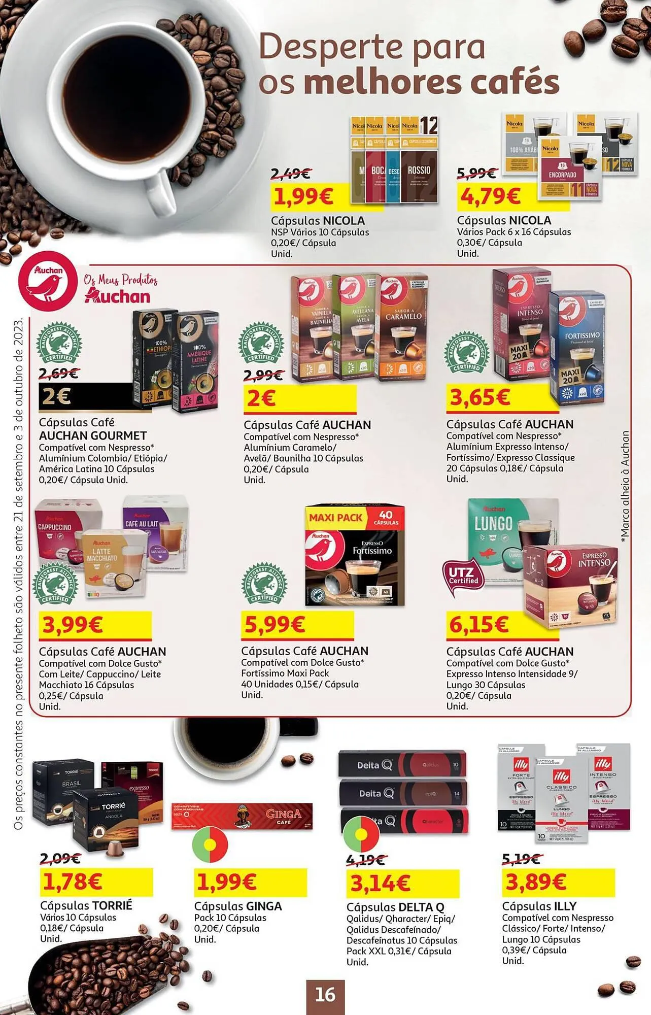 Folheto Folheto Auchan de 21 de setembro até 3 de outubro 2023 - Pagina 16