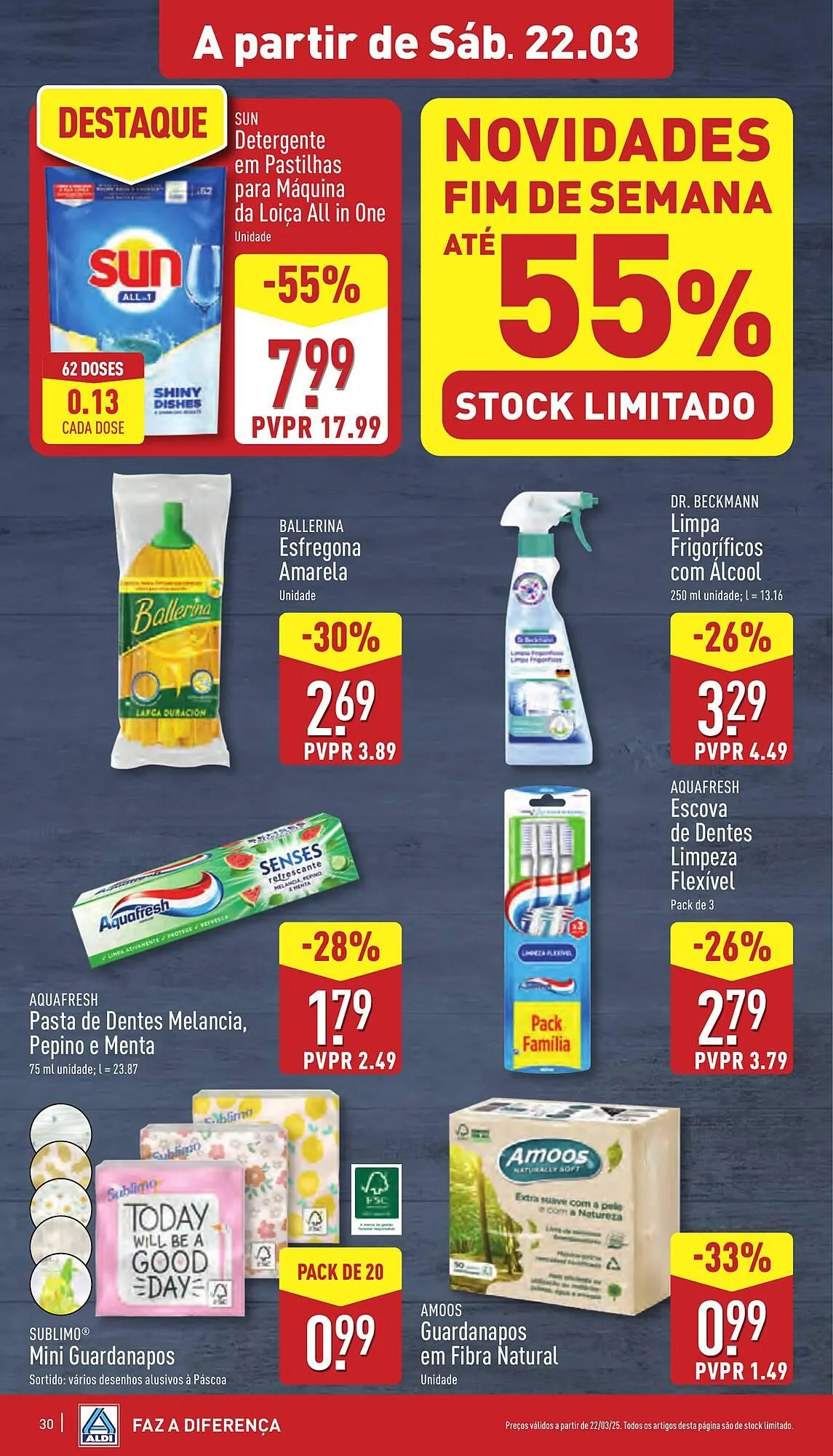 Folheto Folheto ALDI de 19 de março até 25 de março 2025 - Pagina 30