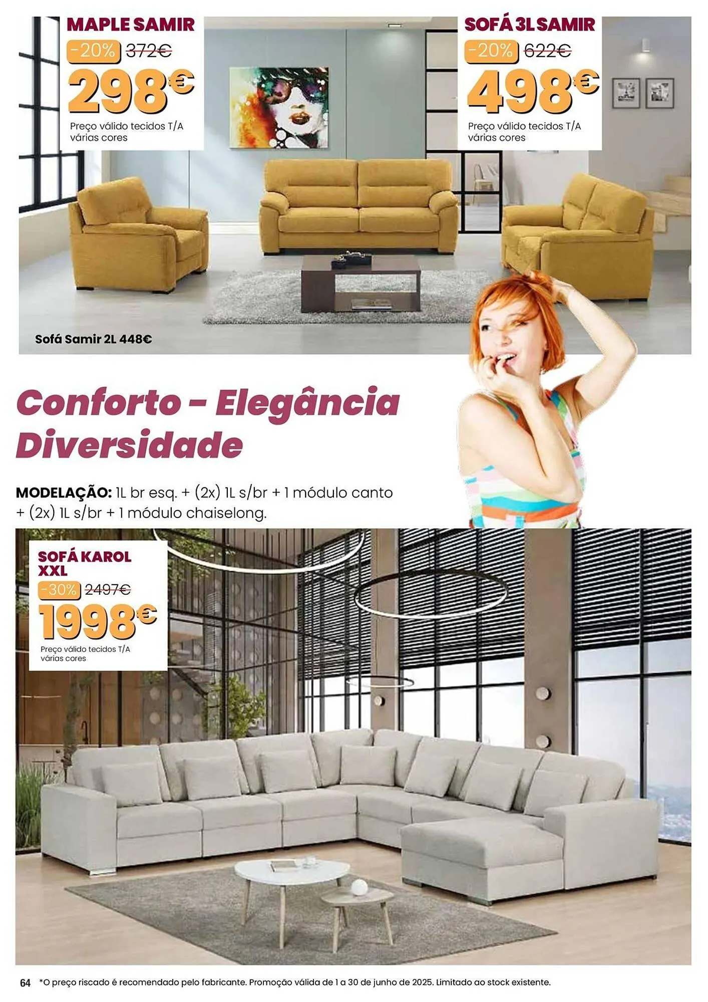 Folheto Folheto Hiper Centro do Móvel de 3 de junho até 30 de junho 2025 - Pagina 64