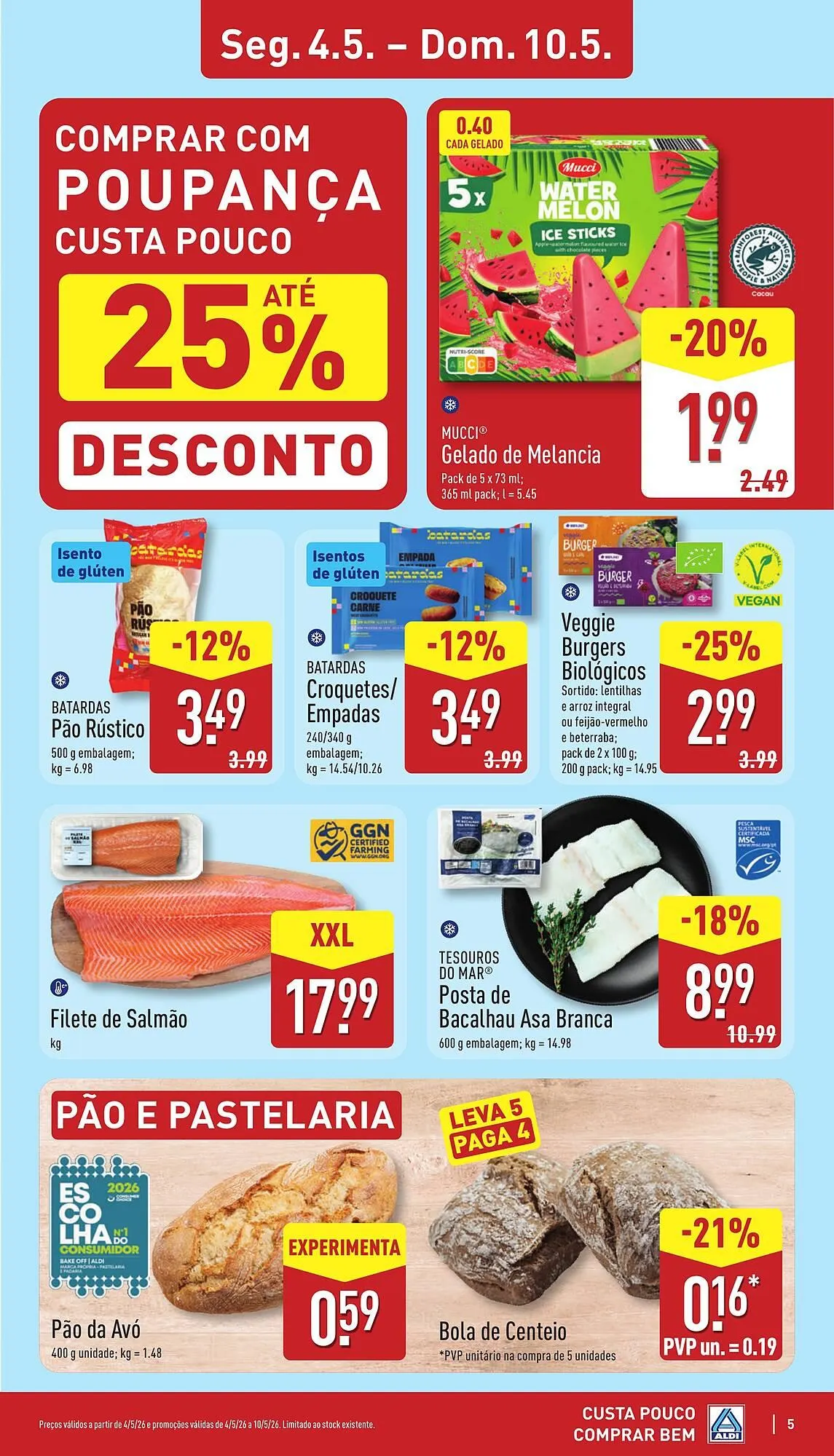 Folheto Folheto ALDI de 4 de maio até 10 de maio 2026 - Pagina 5