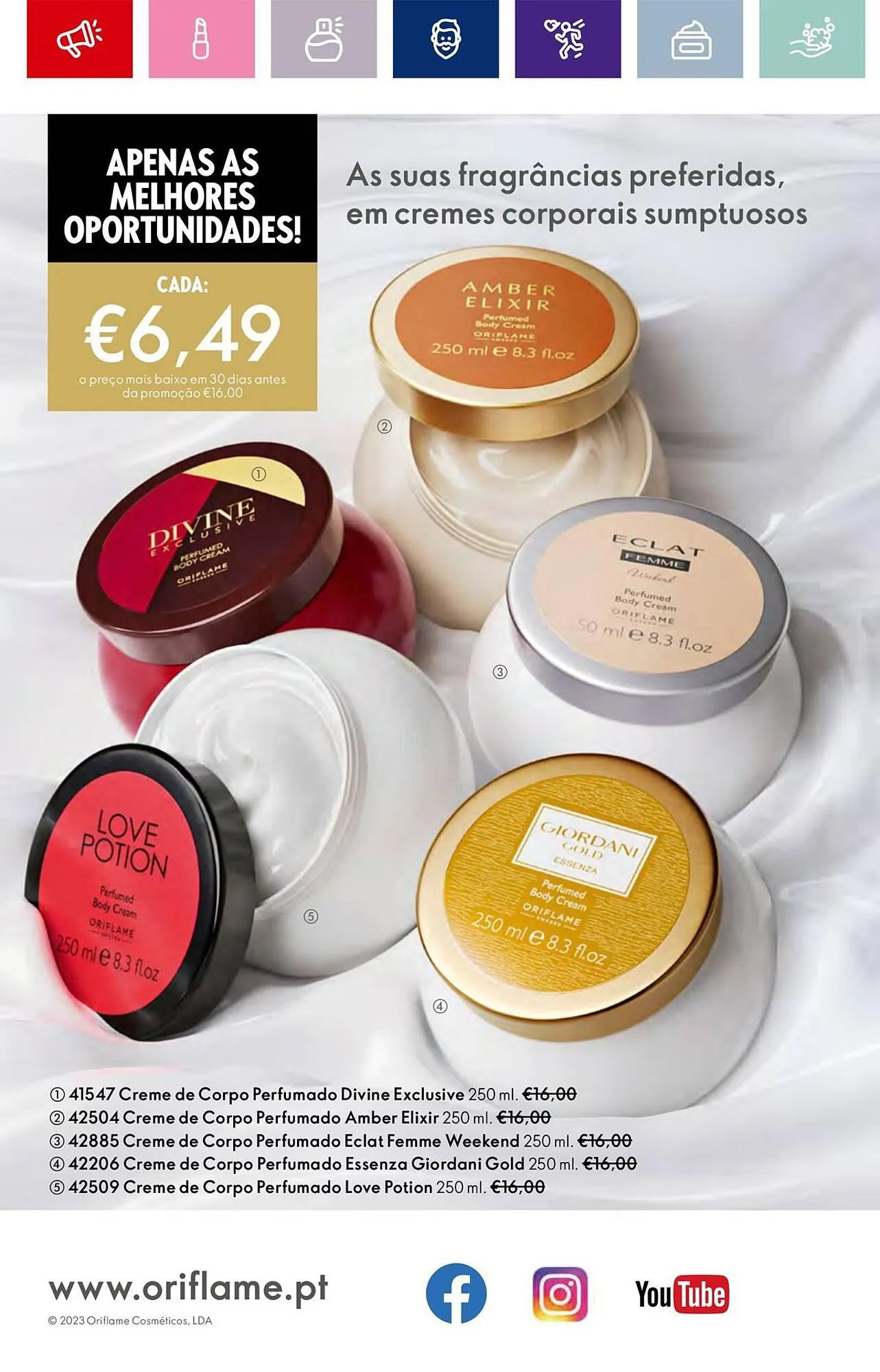 Folheto Folheto Oriflame de 13 de setembro até 3 de outubro 2023 - Pagina 172