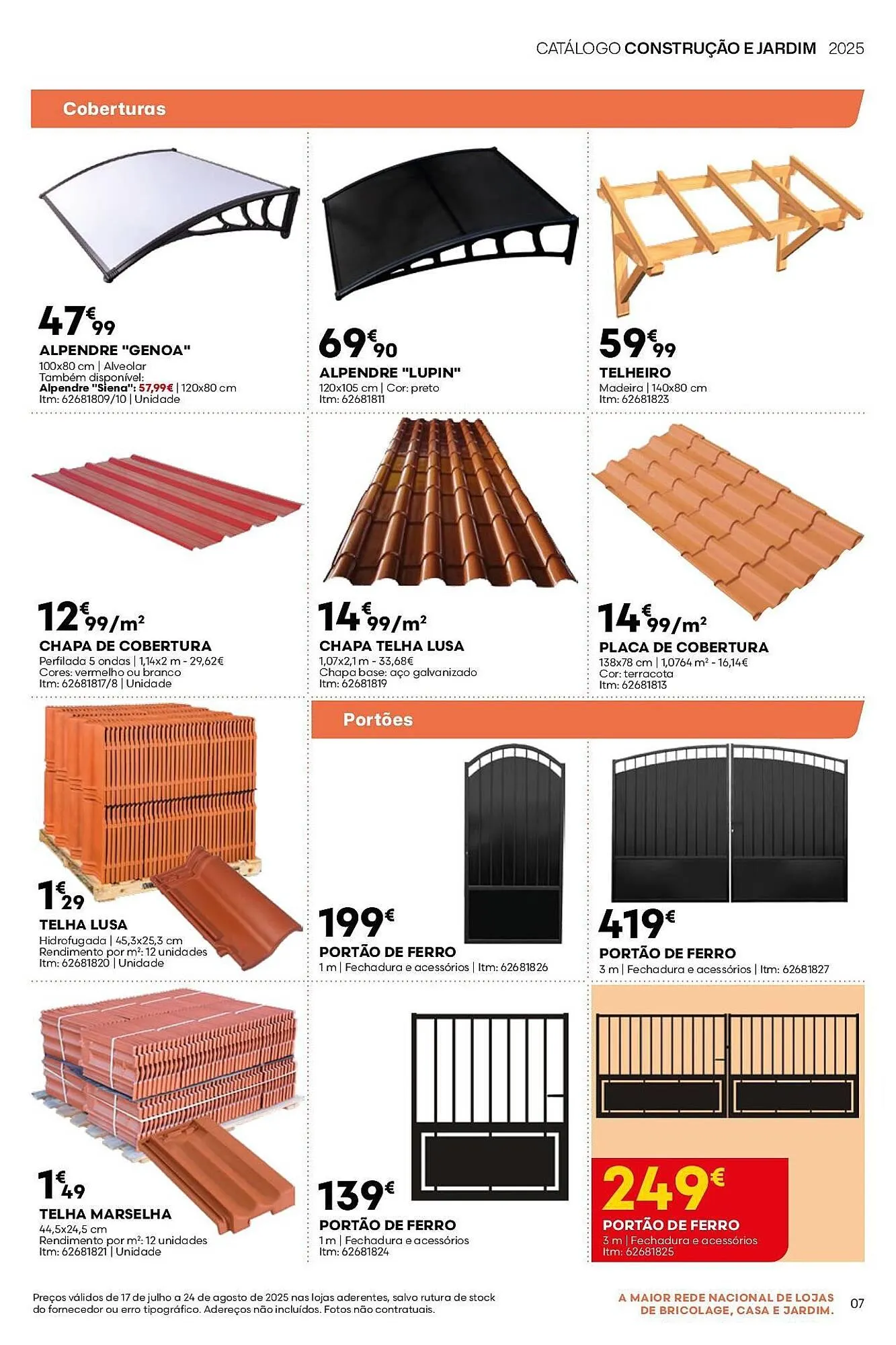 Folheto Folheto Bricomarché de 16 de julho até 24 de agosto 2025 - Pagina 7
