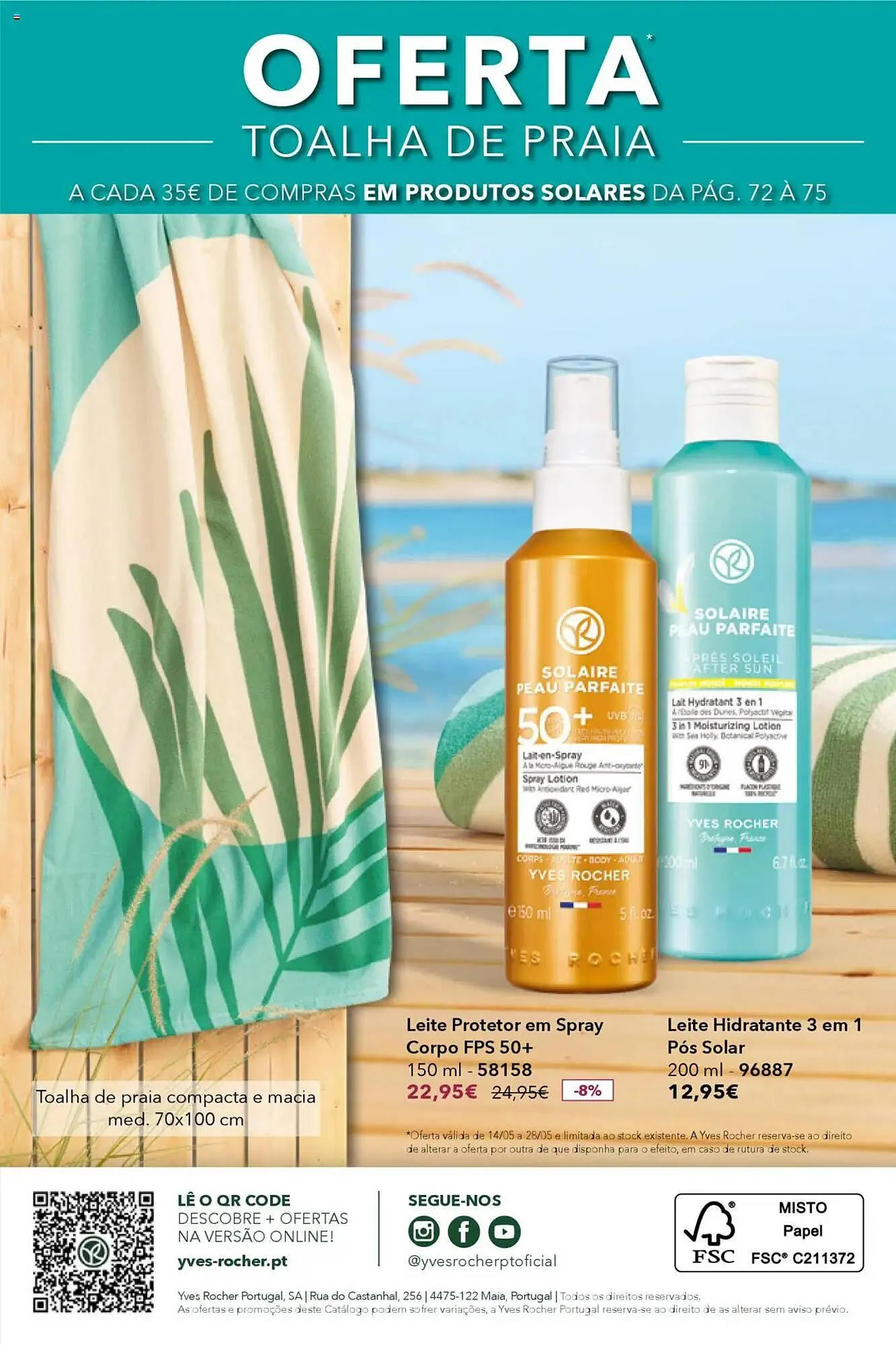 Folheto Folheto Yves Rocher de 14 de maio até 29 de maio 2025 - Pagina 77