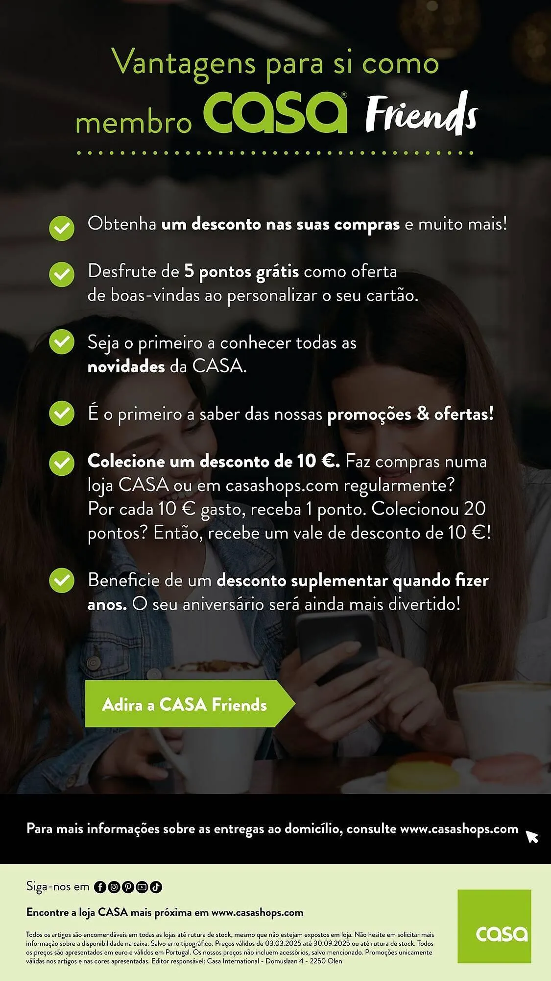 Folheto Folheto CASA de 3 de março até 30 de setembro 2025 - Pagina 40