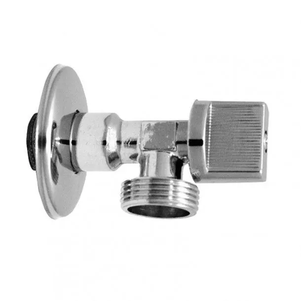 Torneira de Esquadria Simples 20x20mm Eco Latão Cromado