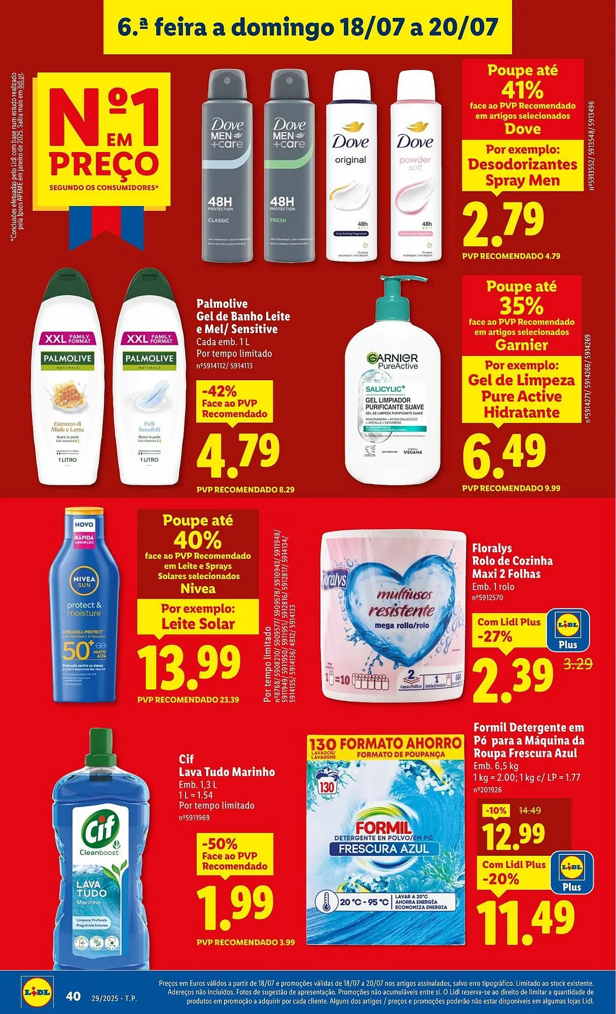 Folheto Folheto Lidl de 14 de julho até 20 de julho 2025 - Pagina 40