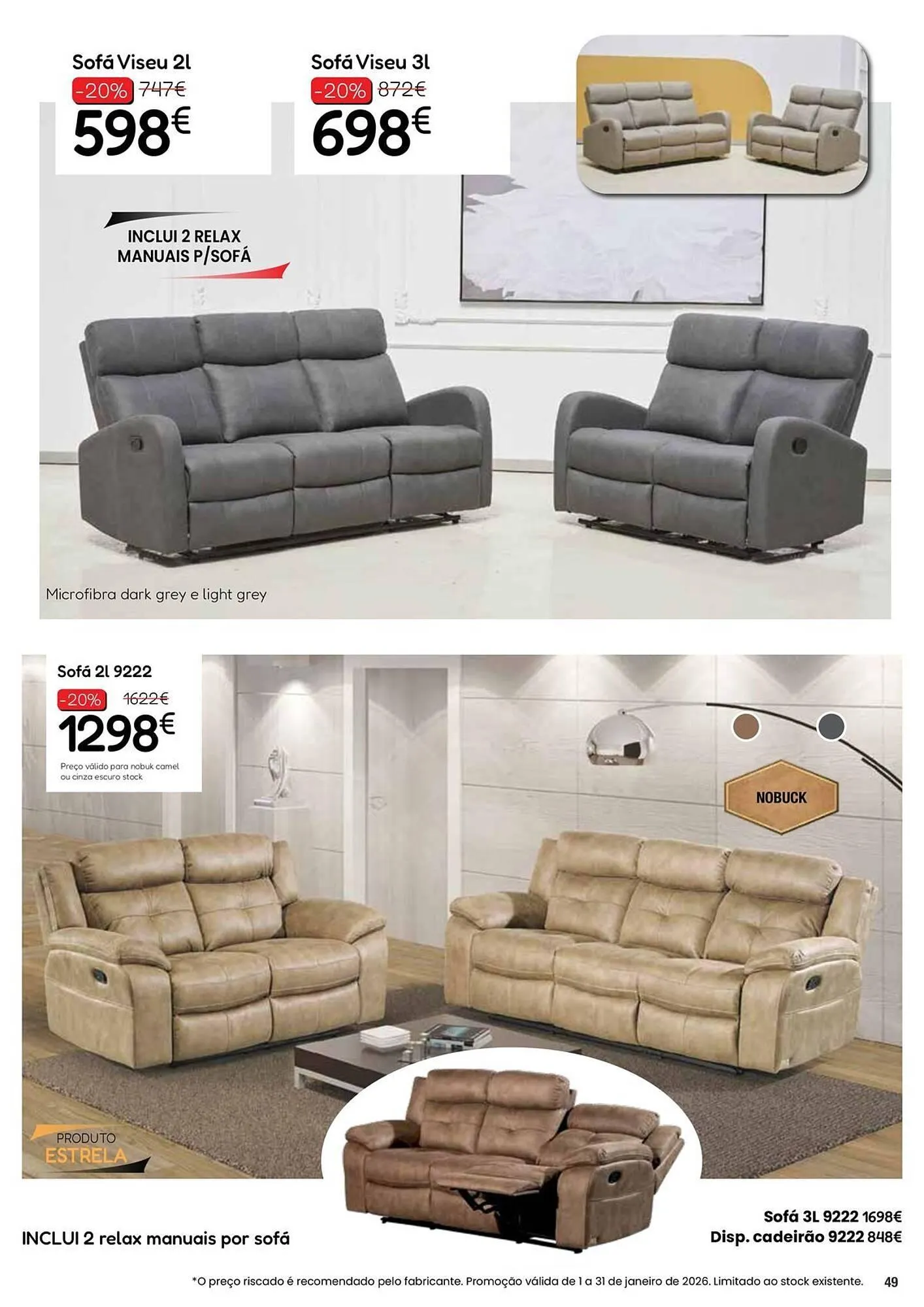 Folheto Folheto Hiper Centro do Móvel de 6 de janeiro até 31 de janeiro 2026 - Pagina 49