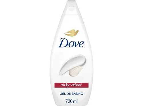 gel banho dove silky velvet 720ml
